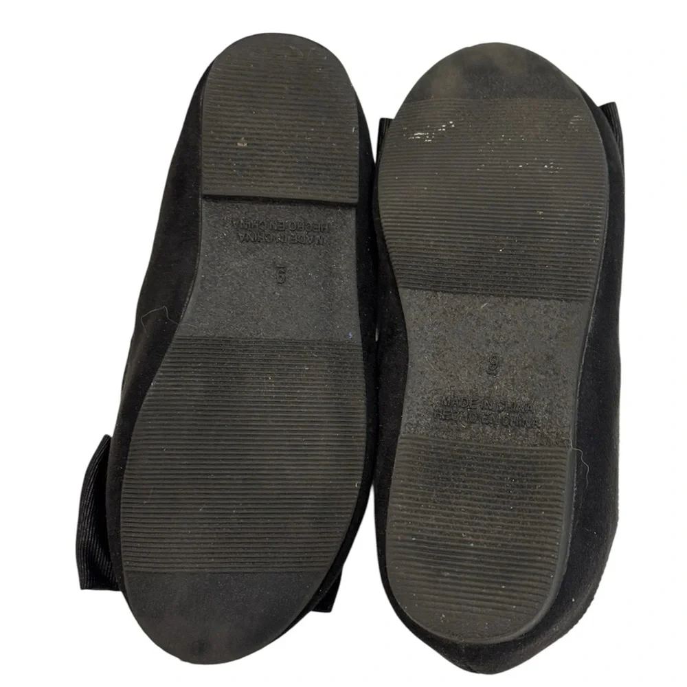 Old Navy Black Bow Shoes Size 9